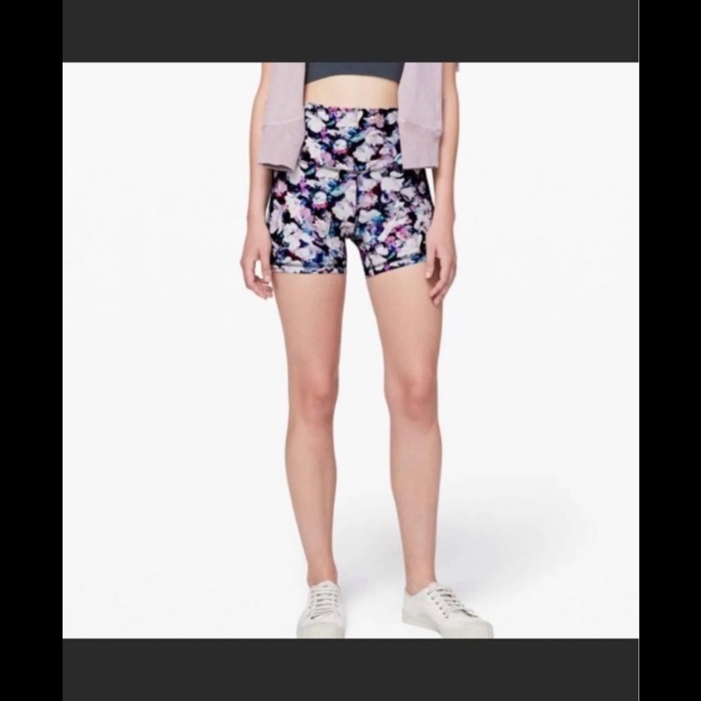 Lululemon floral utopia shorts